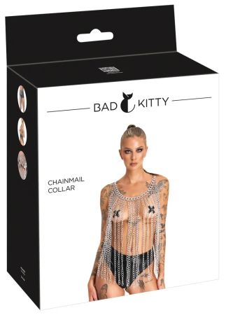 Bad Kitty Chainmail Collar/Skirt метален аксесоар за тяло – яка, пола или колан, сребрист