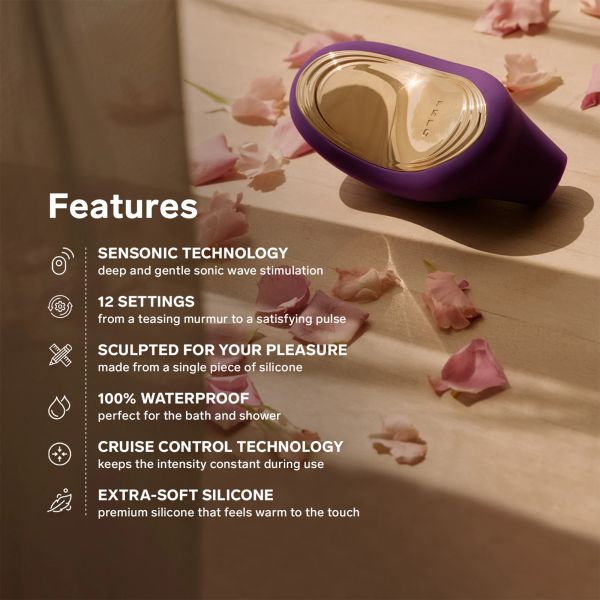 LELO Sona 2 Cruise Clitoral Stimulator, Cerise, 11.5 cm