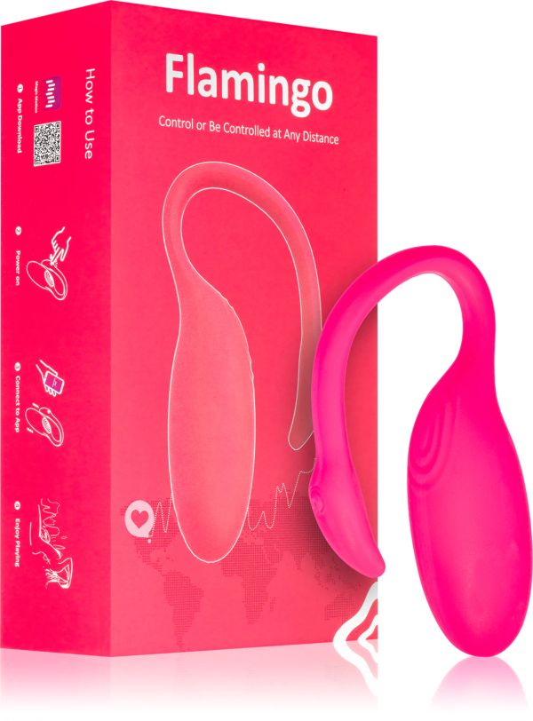 Magic Motion Flamingo вибриращо яйце, Pink, 20 см