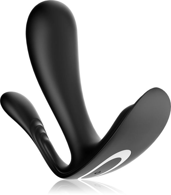 Satisfyer TOP SECRET+ вибратор за бельо, Black, 10.9 см
