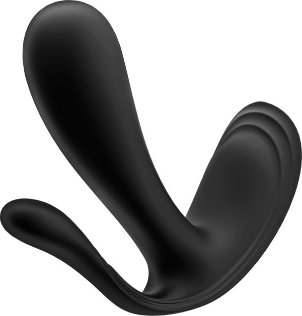 Satisfyer TOP SECRET+ вибратор за бельо, Black, 10.9 см
