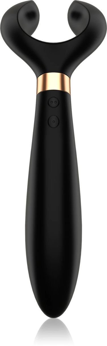Satisfyer Endless Fun Couples Vibrator, Black/Gold, 23.5 cm