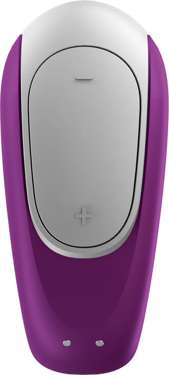 Satisfyer Double FUN вибратор за двойки, Purple, 9.2 см