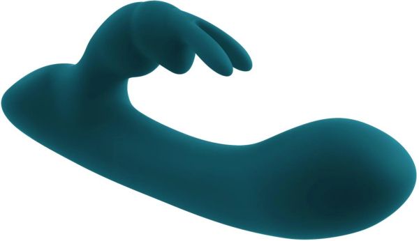 Playboy Toys Pleasure Lil Rabbit Green вибратор със стимулиране на клитора, Green, 14.5 см