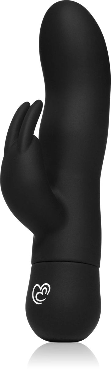 EasyToys Mad Rabbit Black вибратор със стимулиране на клитора, Black, 17 см