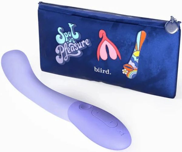 Biird Gii Vibrator, Violet, 18 cm