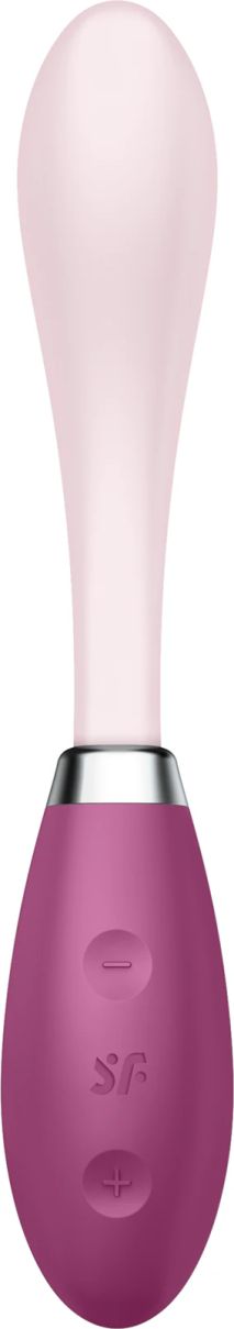 Satisfyer G-SPOT FLEX 3 Vibrator, Purple/Pink/Red, 19.3 cm