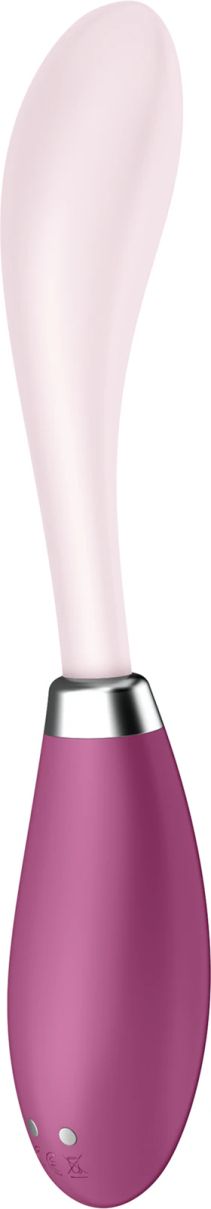 Satisfyer G-SPOT FLEX 3 Vibrator, Purple/Pink/Red, 19.3 cm