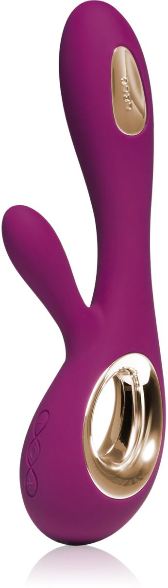 LELO SORAYA Wave вибратор със стимулиране на клитора, Deep Rose, 21.5 см