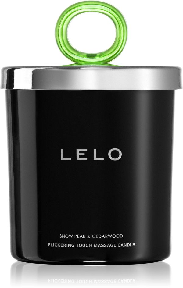 LELO Flickering Touch Massage Candle свещ за масаж, Snow Pear & Cedarwood, 150 г