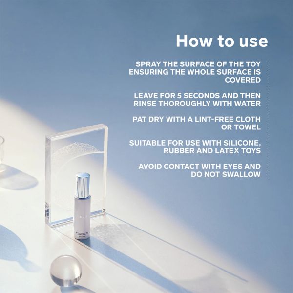 LELO Antibacterial Cleaning почистващ спрей за секс играчки, 60 мл