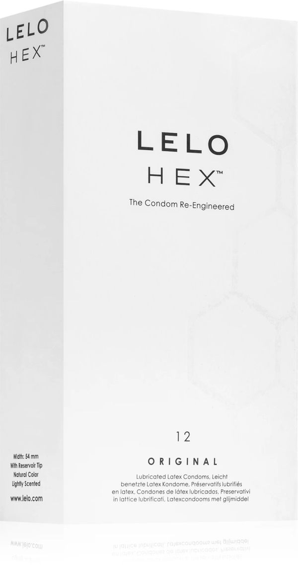 LELO HEX Original Condoms, 12 pcs