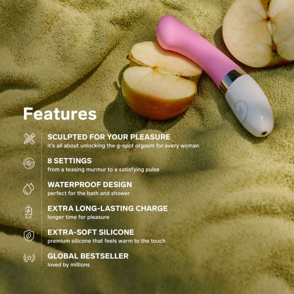 LELO Gigi 2 Grey вибратор за G-точка, 16.5 см