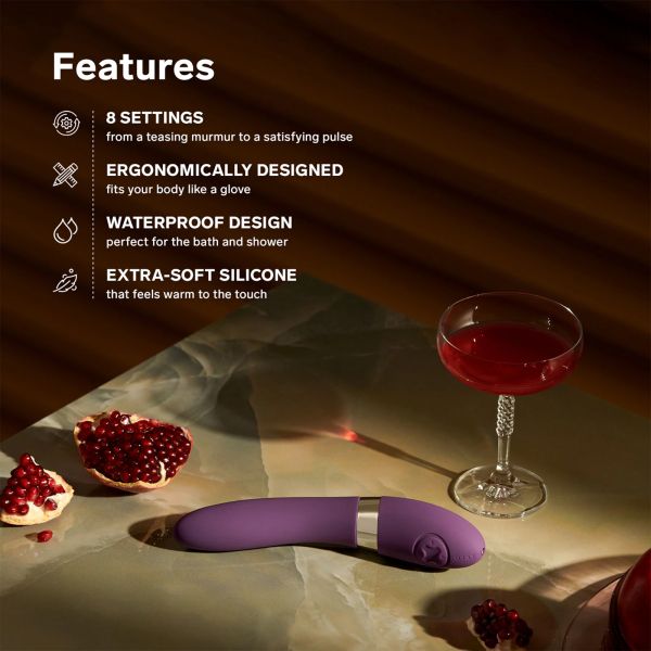 LELO Elise 2 вибратор, Black/Silver, 22 см