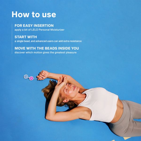 LELO Luna Beads Mini вагинални топки, 3 см