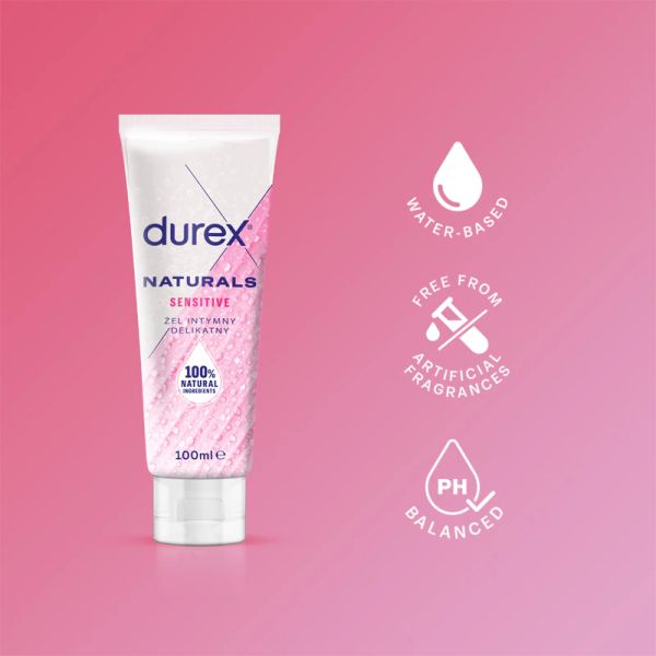 Durex Naturals Sensitive лубрикант гел, 100 мл