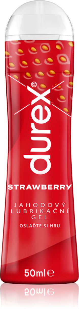 Durex Strawberry лубрикант гел с вкус, 50 мл