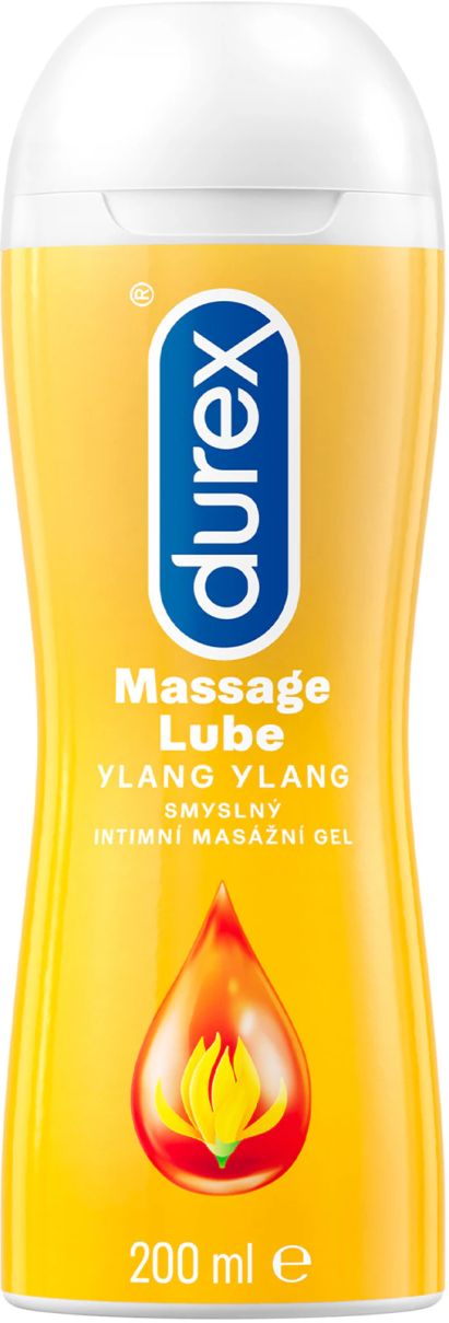 Durex Ylang Ylang Massage Gel and Lubricant, 200 ml