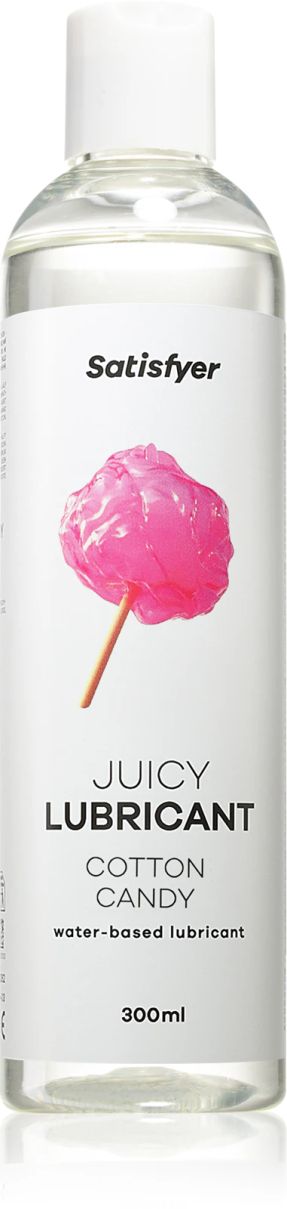 Satisfyer Juicy Lubricant лубрикант гел с вкус Cotton Candy, 300 мл
