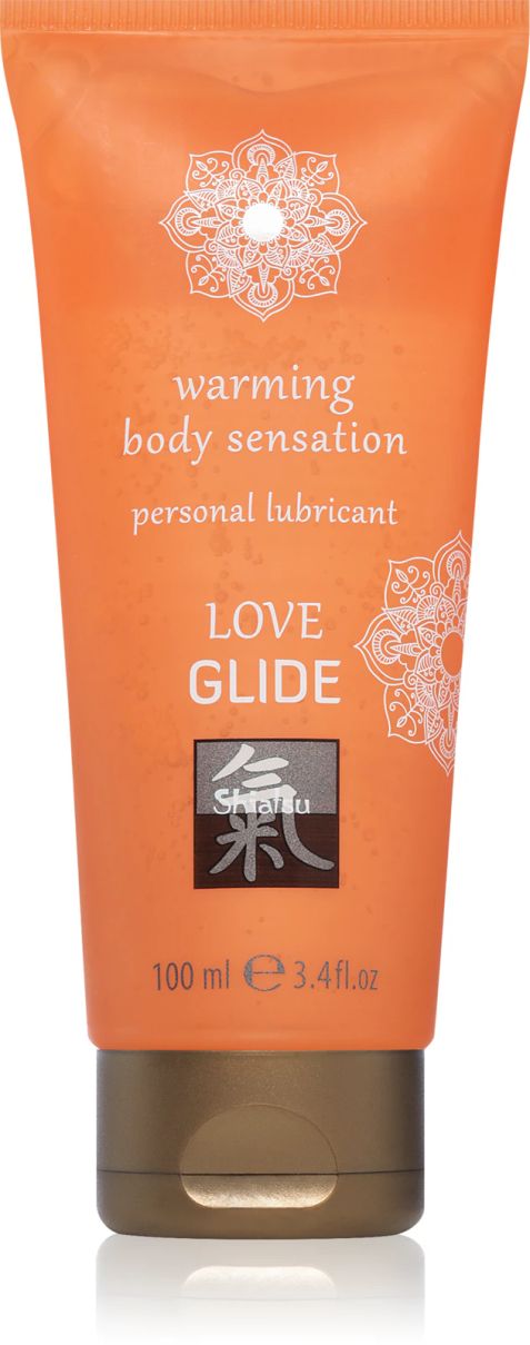 HOT Shiatsu Love Glide Warming лубрикант гел със загряващ ефект, 100 мл