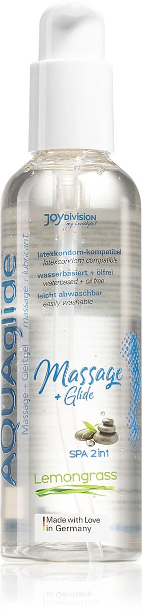 JoyDivision 2в1 AQUAglide Massage Glide масажен гел и лубрикант, 200 мл
