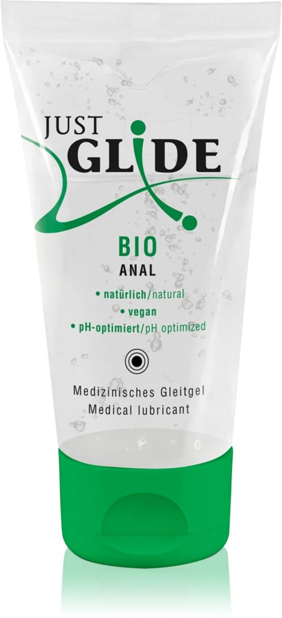 Just Glide BIO Anal анален гел лубрикант, 50 мл