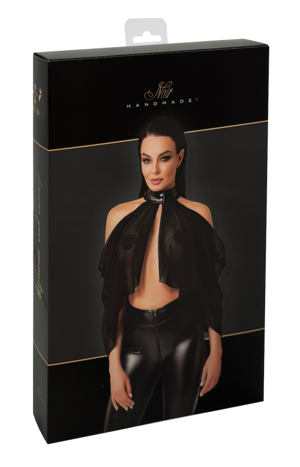Мини рокля с дълъг ръкав-NOIR SIZE' S