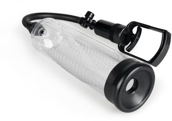 Essentials Penis Pump Basic Clear/Black Vacuum Penis Pump 25 cm