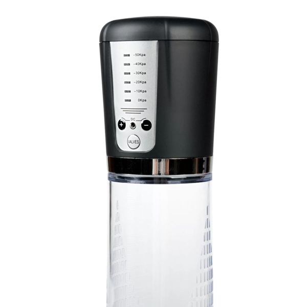 Men Powerup / Canwin 110078 автоматична вакуумна помпа за пенис с LCD дисплей и мастурбатор