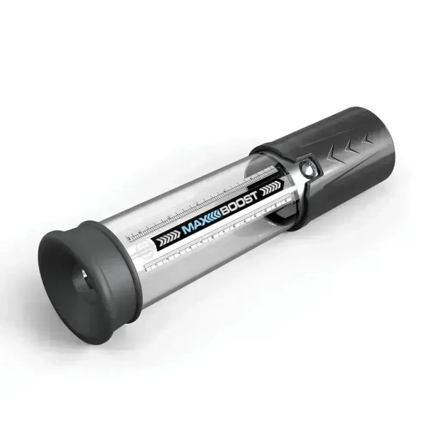 Pipedream Pump Worx Max Boost Black/Clear Manual Piston-Action Vacuum Penis Pump