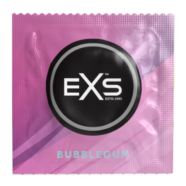 EXS Bubblegum ароматизиран латексов презерватив с вкус на дъвка 54 mm