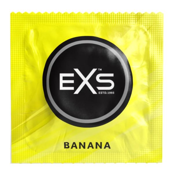 EXS Banana Flavoured Natural Latex Condom 54 mm