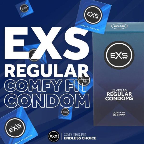 EXS Regular Natural Latex Condom 54 mm