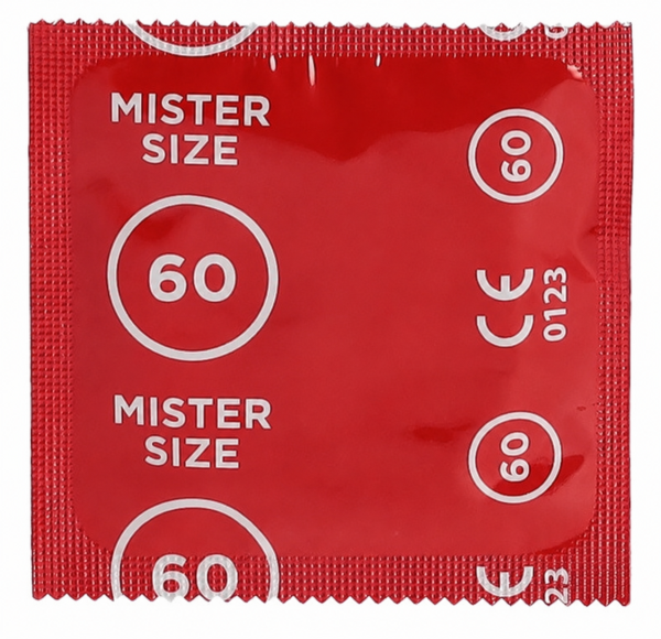 MISTER SIZE 60 XL ултратънък латексов презерватив 60 mm – 1 бр.