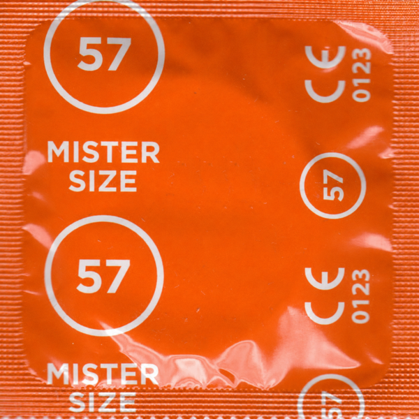 MISTER SIZE 57 L ултратънък латексов презерватив 57 mm – 1 бр.