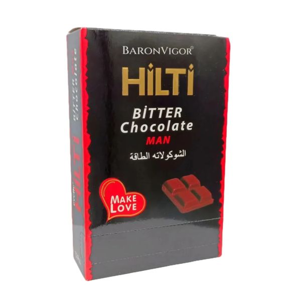 Evelle HILTI Bitter Chocolate for Men with Herbal Extracts – 25 g