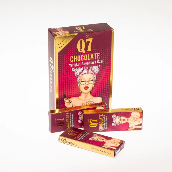 Gold Q7 Chocolate шоколад за жени с женшен и епимедиум – 25 g