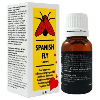 Cobeco Pharma Spanish Fly S-Drops with L-Arginine & Vitamin C – 15 ml