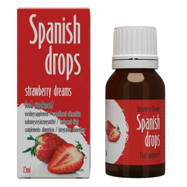 Cobeco Pharma Spanish Drops Strawberry Dreams with L-Arginine – 15 ml
