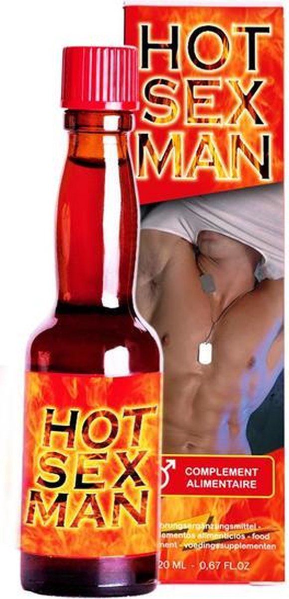 RUF Hot Sex Man билкови капки за мъже с чубрица и канела – 20 ml