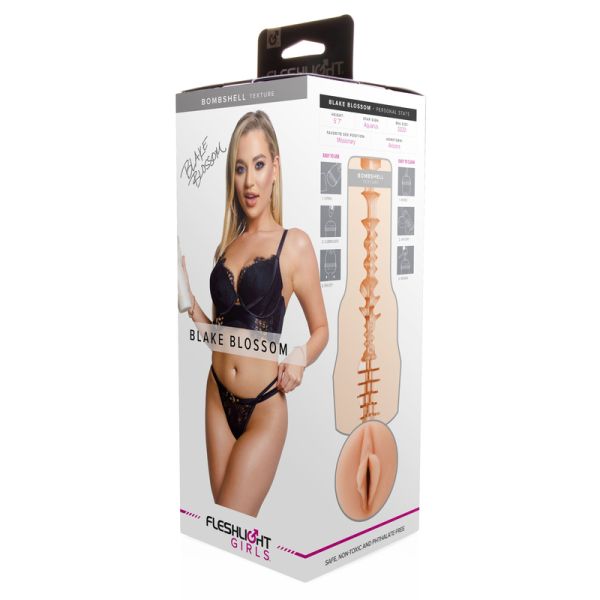 Fleshlight Girls Blake Blossom Bombshell реалистичен вагинален мастурбатор с регулируем вакуум – 24,8 см