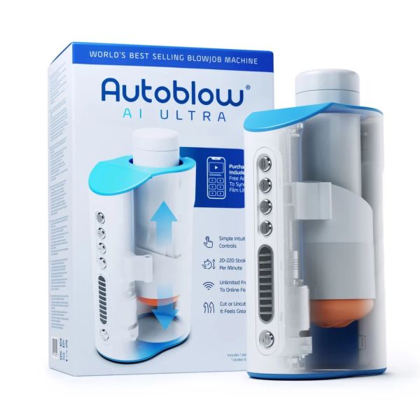 Autoblow AI Ultra автоматичен мастурбатор с AI и видео синхронизация – EU