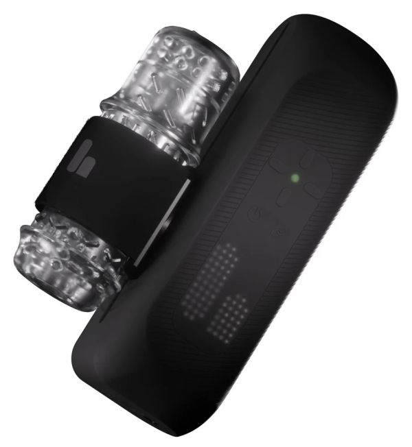 The Handy 2 автоматичен безжичен мастурбатор с Wi-Fi, Bluetooth и видео синхронизация – черен
