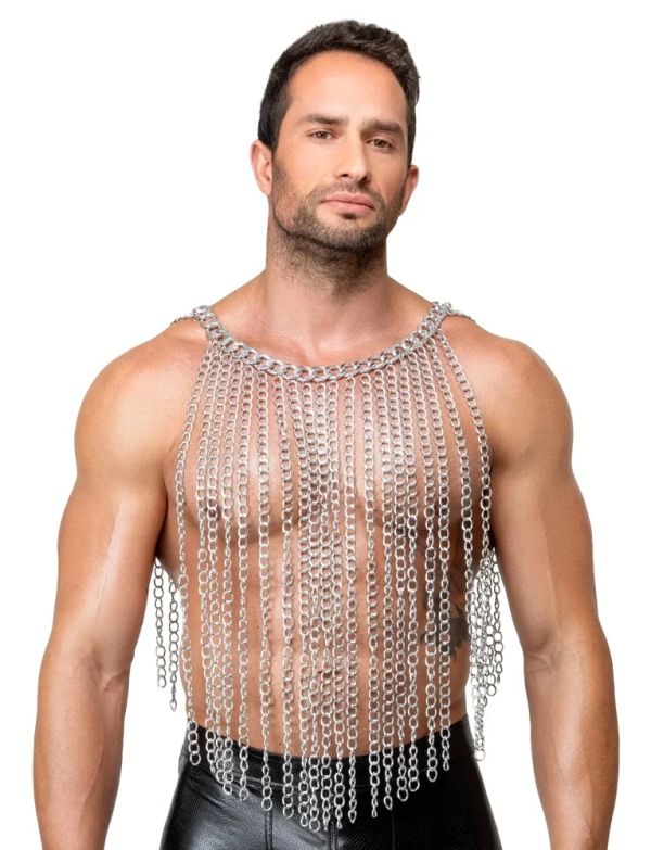 Bad Kitty Chainmail Collar/Skirt метален аксесоар за тяло – яка, пола или колан, сребрист