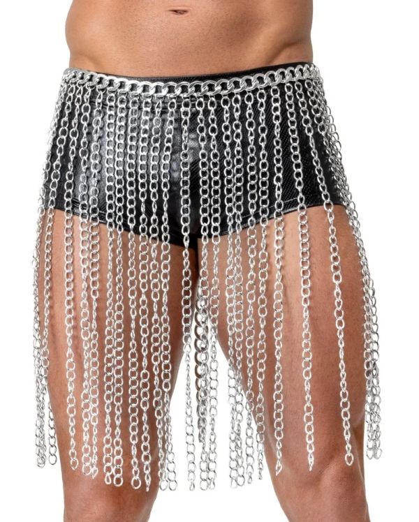 Bad Kitty Chainmail Collar/Skirt метален аксесоар за тяло – яка, пола или колан, сребрист