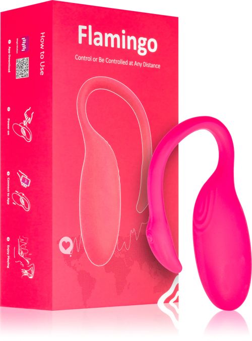 Magic Motion Flamingo вибриращо яйце, Pink, 20 см