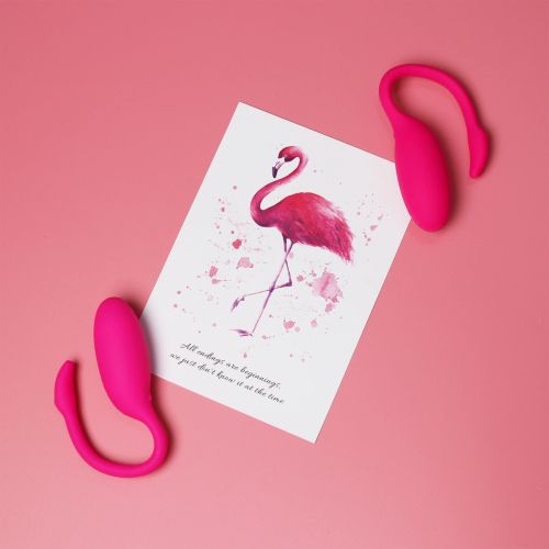 Magic Motion Flamingo вибриращо яйце, Pink, 20 см