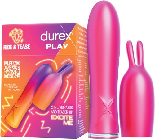 Durex Play Vibe & Tease вибратор със стимулиране на клитора, Pink