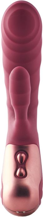 Dream Toys Dinky Jimmy K. Rabbit Clitoral Stimulation Vibrator, Purple/Red, 19 cm