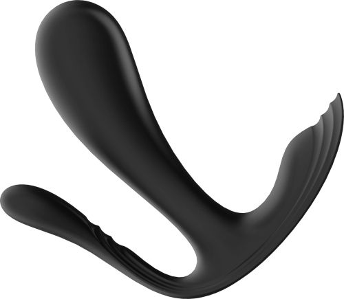 Satisfyer TOP SECRET+ Panty Vibrator, Black, 10.9 cm